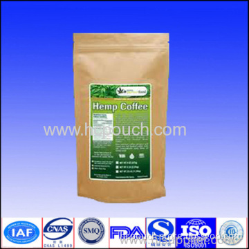 Stand Up Paper Food Pouch With Zipper 